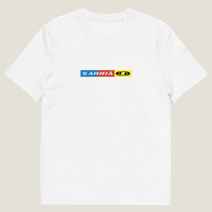 White Sarrià T-shirt product mockup