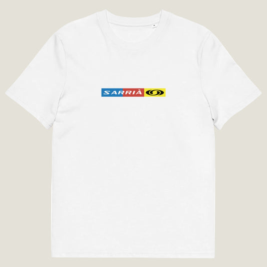 White Sarrià T-shirt product mockup